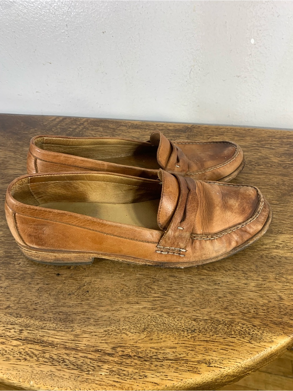 Vintage Frye leather penny loafers - Picture 4 of 9